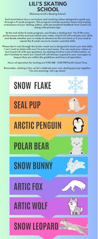 a poster with different animals and their names